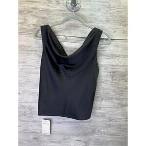 Abercrombie & Fitch Black Crop Top